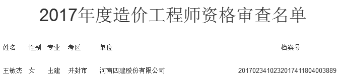 開封2017年造價(jià)工程師考試資格審核時(shí)間.png